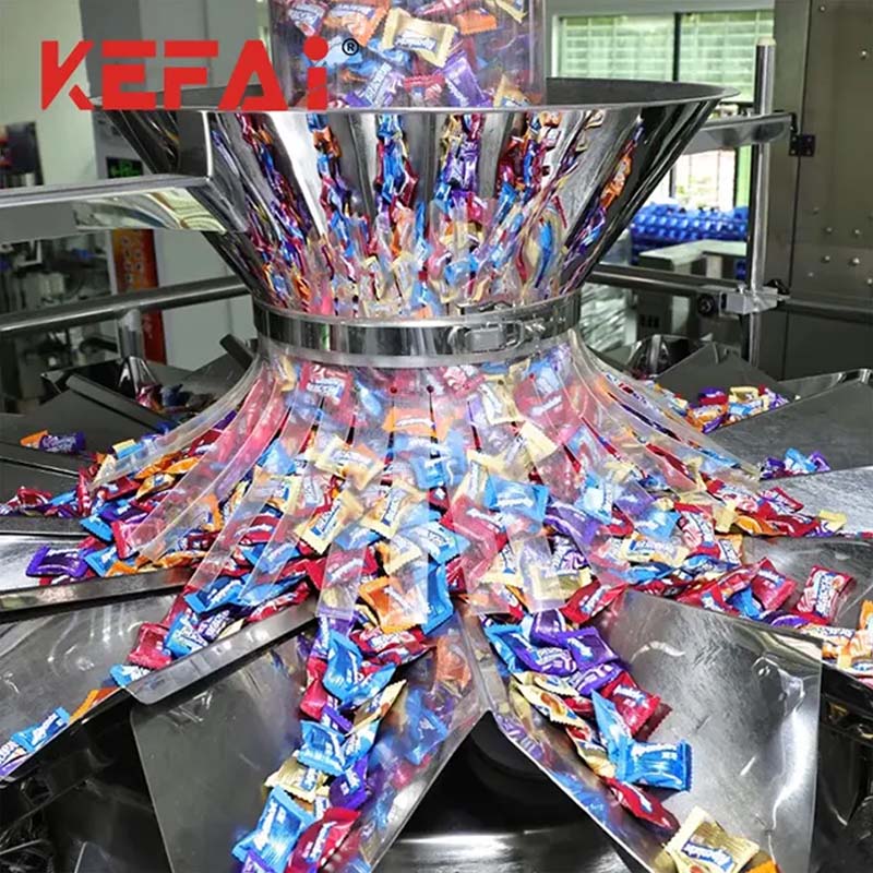 Detail der KEFAI-Süßwarenverpackungsmaschine 1